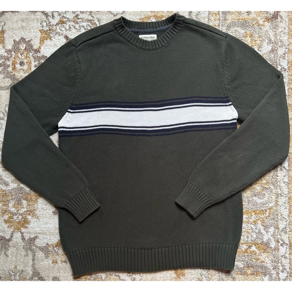 Green Knit Sweater St.John’s Bay, size s